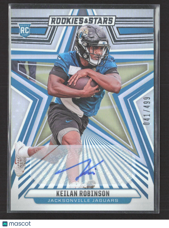 2024 Panini Rookies & Stars Keilan Robinson #162 Blue RC 041/499 Auto