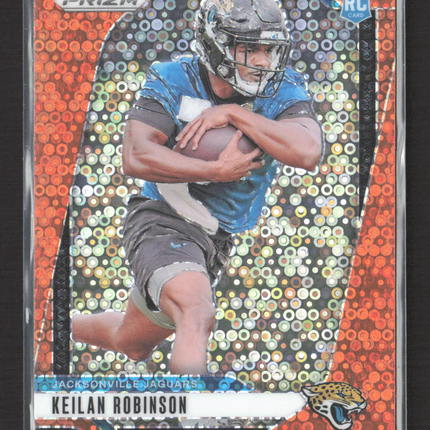 2024 Panini Prizm Keilan Robinson #361 Orange Disco RC