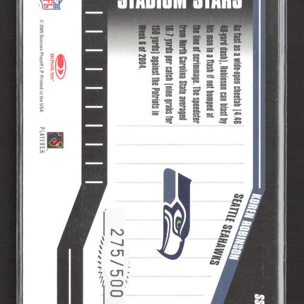 2005 Donruss Classics Stadium Stars Koren Robinson #SS-38 275/500