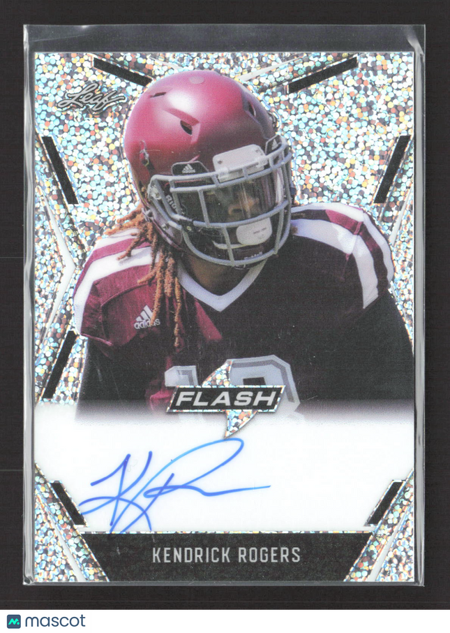 2020 Leaf Flash Kendrick Rogers #PA-KR1 Silver Sparkle Auto