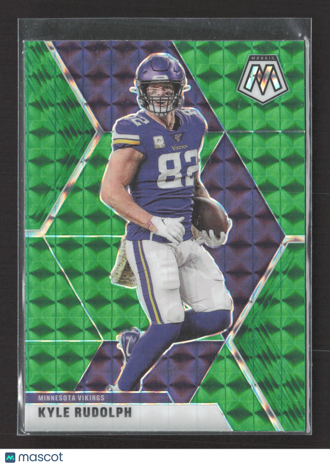 2020 Panini Prizm Mosaic Kyle Rudolph #131 Green