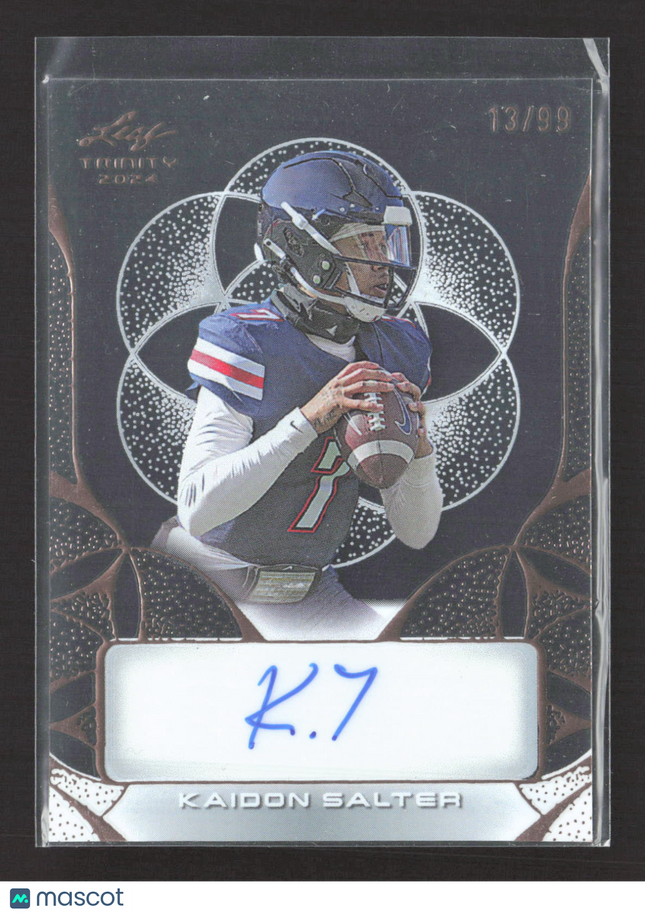 2024 Leaf Trinity Kaidon Salter #CA-KS1 13/99 Auto