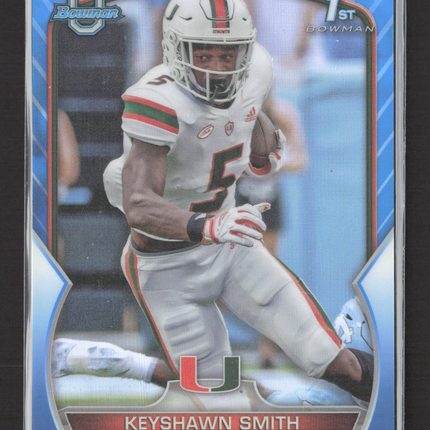 2022 Topps Bowman University Keyshawn Smith #55 Blue /199