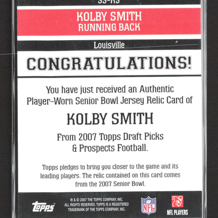 2007 Topps Draft Picks & Prospects Senior Standouts Kolby Smith #SS-KS Jersey