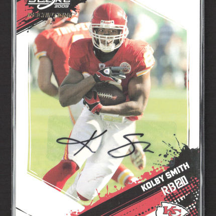 2009 Score Inscriptions Kolby Smith #146 093/299 Auto