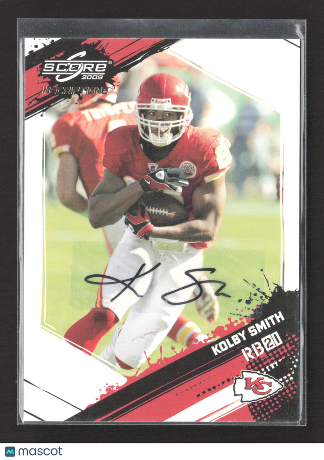 2009 Score Inscriptions Kolby Smith #146 093/299 Auto