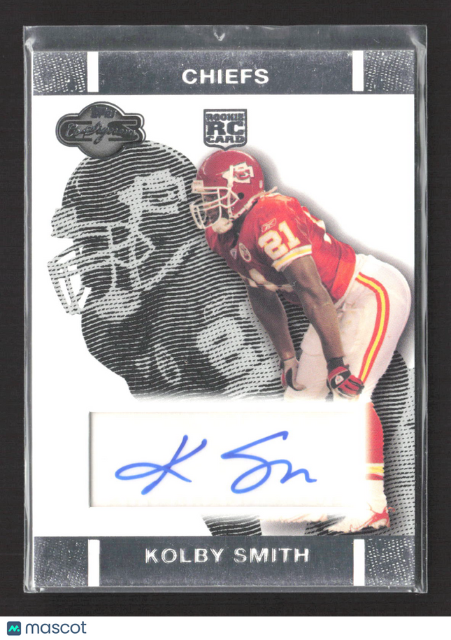 2007 Topps Co-Signers Kolby Smith #RA-KS RC Auto