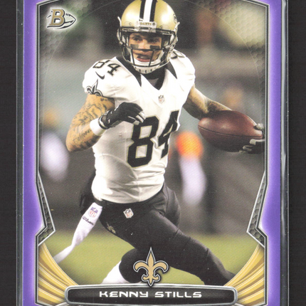 2013 Bowman Kenny Stills #109 Purple