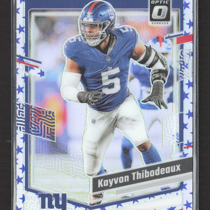 2023 Panini Donruss Optic Prizm Kayvon Thibodeaux #144 Stars