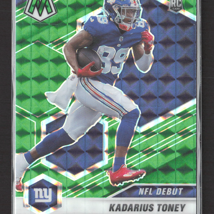 2021 Panini Mosaic Prizm Kadarius Toney #251 Green RC