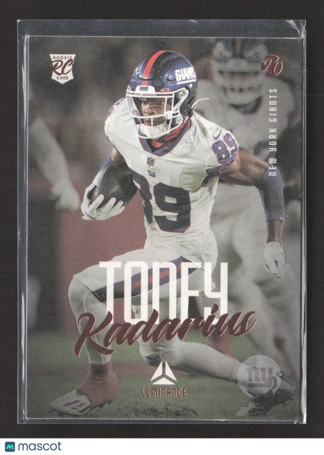 2022 Panini Chronicles Luminance Kadarius Toney #214 RC