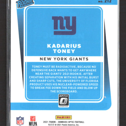 2021 Panini Donruss Optic Kadarius Toney #212
