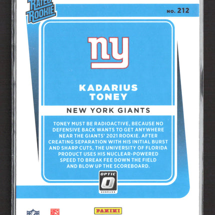 2021 Panini Donruss Optic Kadarius Toney #212