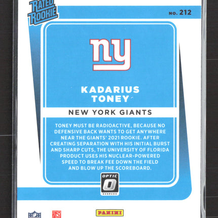 2021 Panini Donruss Optic Kadarius Toney #212