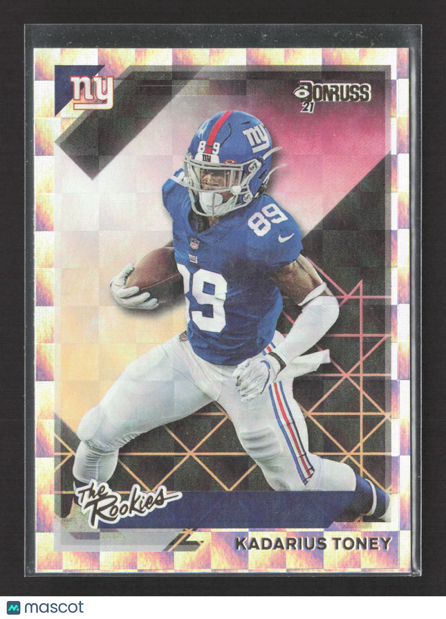 2021 Donruss The Rookies Kadarius Toney #TR-KTO Checkerboard