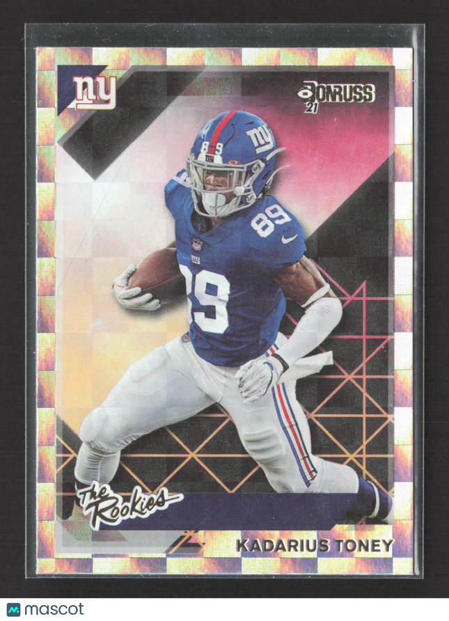 2021 Panini Donruss The Rookies Kadarius Toney #TR-KTO Checkerboard