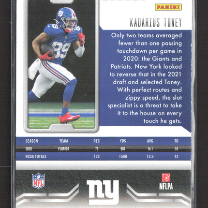 2021 Panini Playbook Kadarius Toney #110 RC
