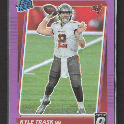 2021 Panini Donruss Optic Prizm Kyle Trask #P-257 Purple