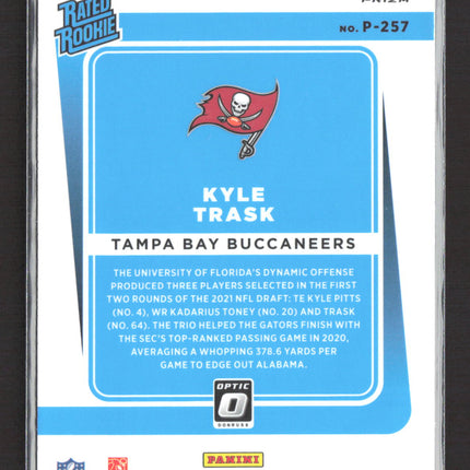 2021 Panini Donruss Optic Prizm Kyle Trask #P-257 Purple