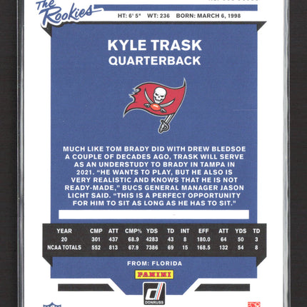 2021 Panini Donruss The Rookies Kyle Trask #TR-KTR White Night