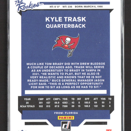 2021 Donruss The Rookies Kyle Trask #TR-KTR Checkerboard