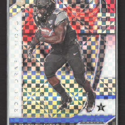 2020 Panini Prizm Draft Picks Ke'Shawn Vaughn #143 Checkerboard RC 45 / 99