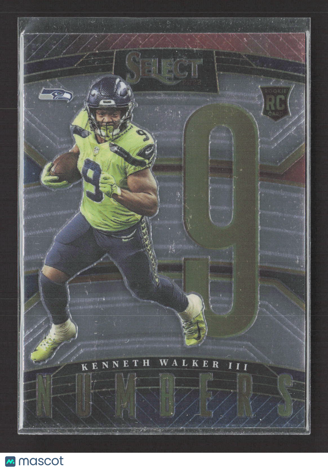 2023 Panini Select Numbers Kenneth Walker III #SN-23 RC