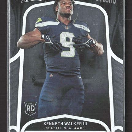 2022 Panini Absolute Football Introductions Kenneth Walker III #INT-13 RC