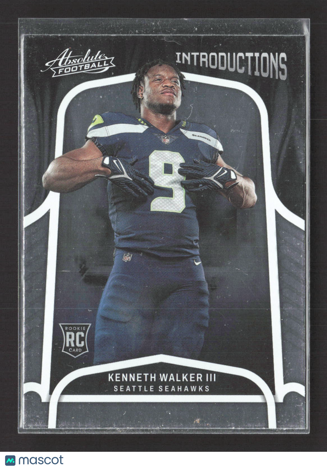 2022 Panini Absolute Football Introductions Kenneth Walker III #INT-13 RC