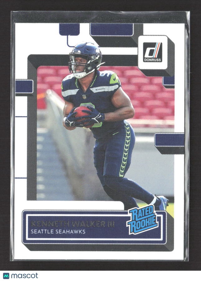 2022 Panini Donruss Football Kenneth Walker III #318 rc