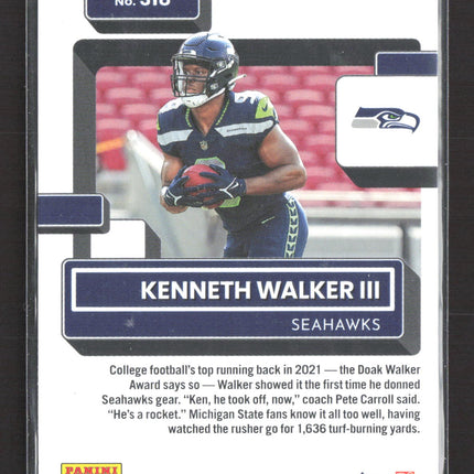 2022 Panini Donruss Football Kenneth Walker III #318 rc