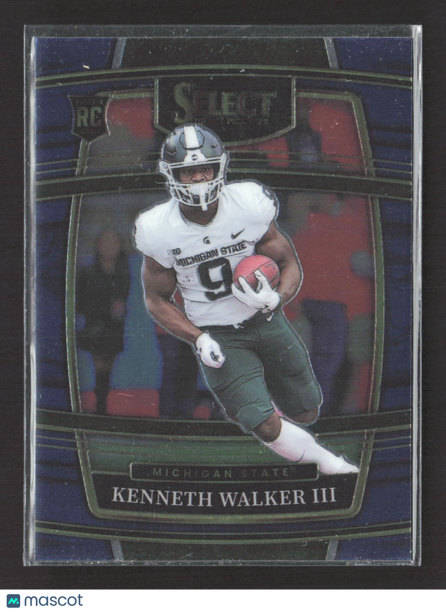 2022 Panini Select Draft Picks Kenneth Walker III #15 Concourse RC