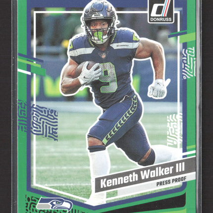 2023 Panini Donruss Kenneth Walker III #261 Press Proof