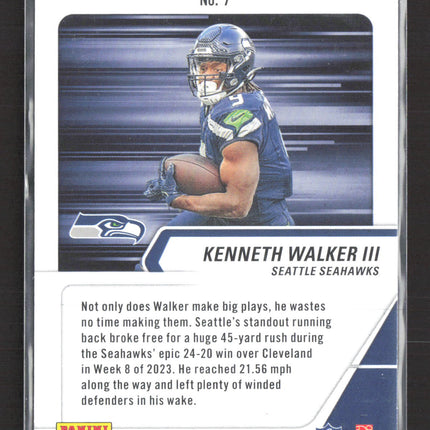 2024 Panini Donruss Elite Full Throttle Kenneth Walker III #7