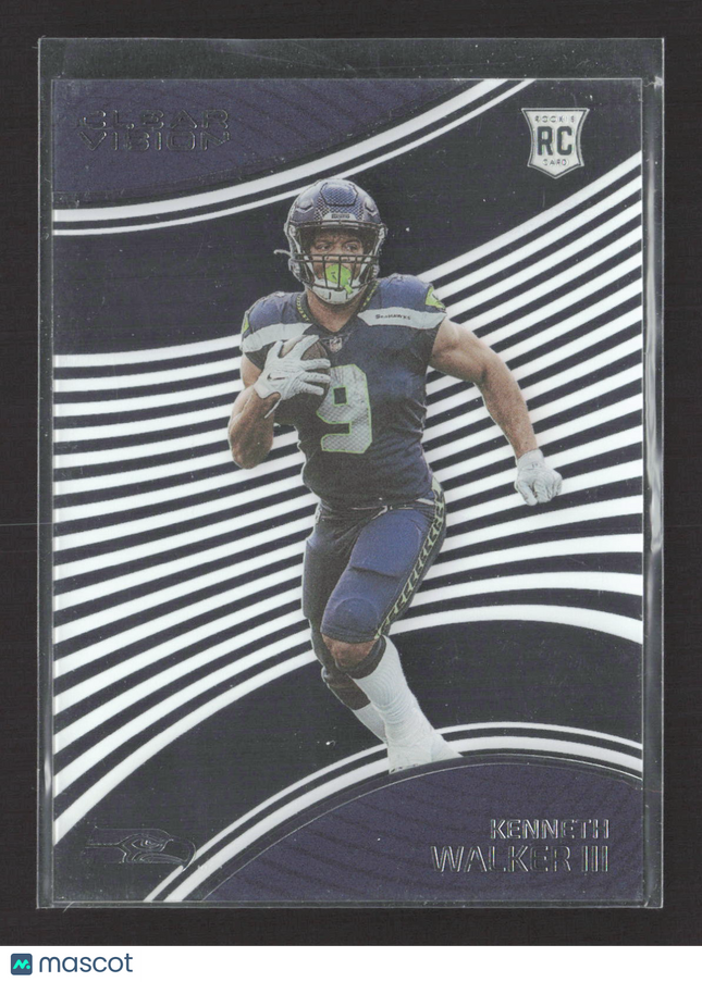 2023 Panini Chronicles Clear Vision Kenneth Walker III #CVR-4 RC
