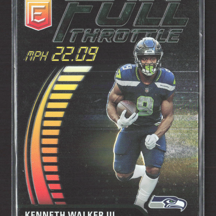 2023 Panini Donruss Elite Full Throttle Kenneth Walker III #FT-KW