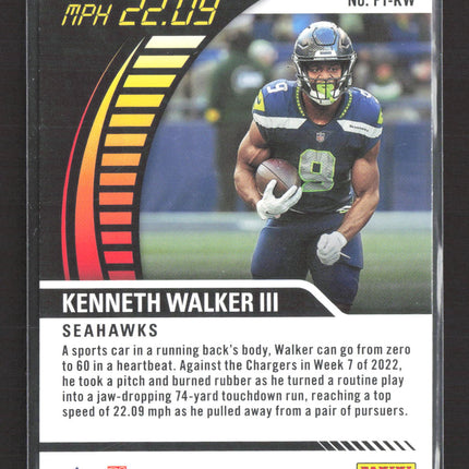 2023 Panini Donruss Elite Full Throttle Kenneth Walker III #FT-KW