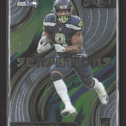 2023 Panini Select Sensations Kenneth Walker III #SEN-22 RC