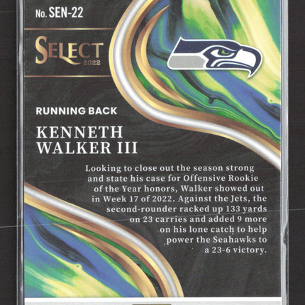 2023 Panini Select Sensations Kenneth Walker III #SEN-22 RC