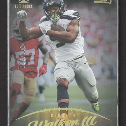 2023 Panini Luminance Football Kenneth Walker III #40 242/250