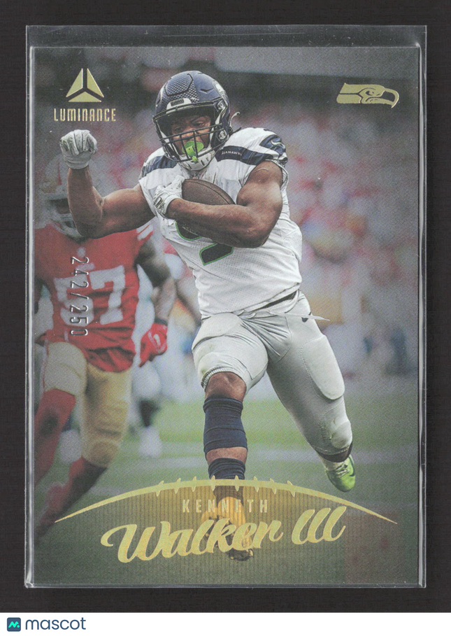 2023 Panini Luminance Football Kenneth Walker III #40 242/250
