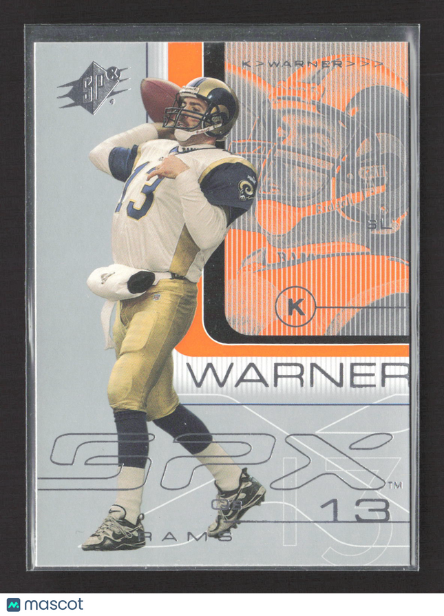 2001 Upper Deck SPx Kurt Warner #72