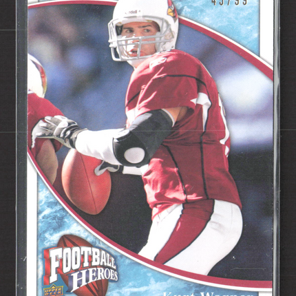 2009 Upper Deck Football Heroes Kurt Warner #88 45/99