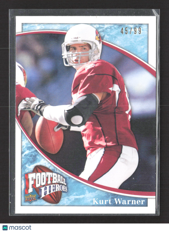 2009 Upper Deck Football Heroes Kurt Warner #88 45/99