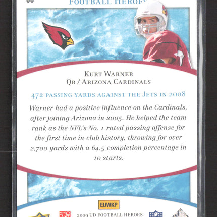 2009 Upper Deck Football Heroes Kurt Warner #88 45/99