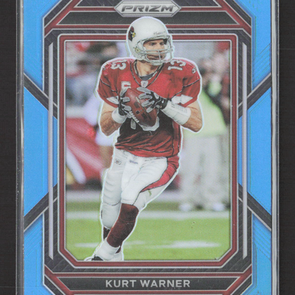 2023 Panini Prizm Football Kurt Warner #9 Light Blue