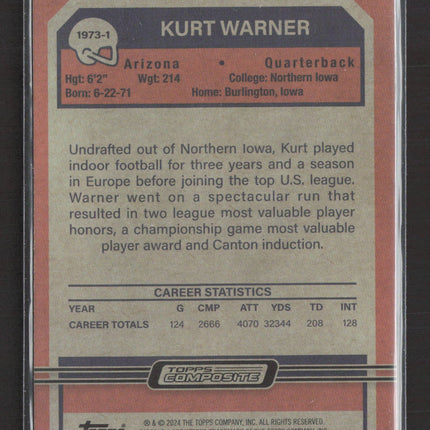 2024 Topps Composite Kurt Warner #1973-1