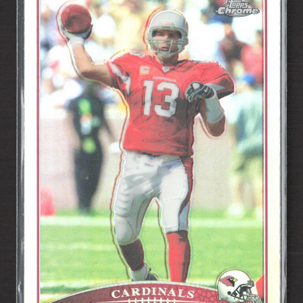 2009 Topps Chrome Kurt Warner #TC36 Refractor