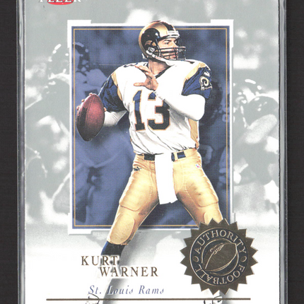2001 Fleer Authority Kurt Warner #53