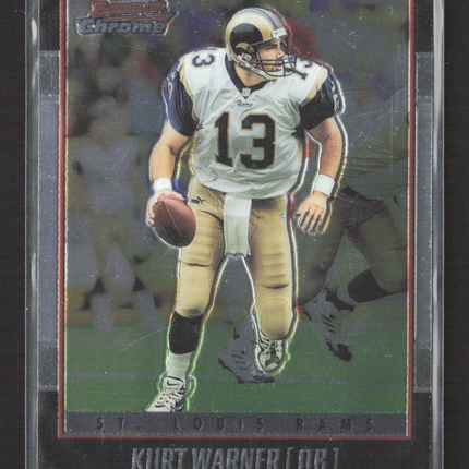 2001 Bowman Chrome Kurt Warner #63